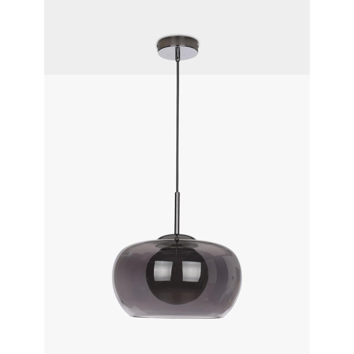 John Lewis & Partners Dual Glass Pendant Ceiling Light, Smoke – image 2