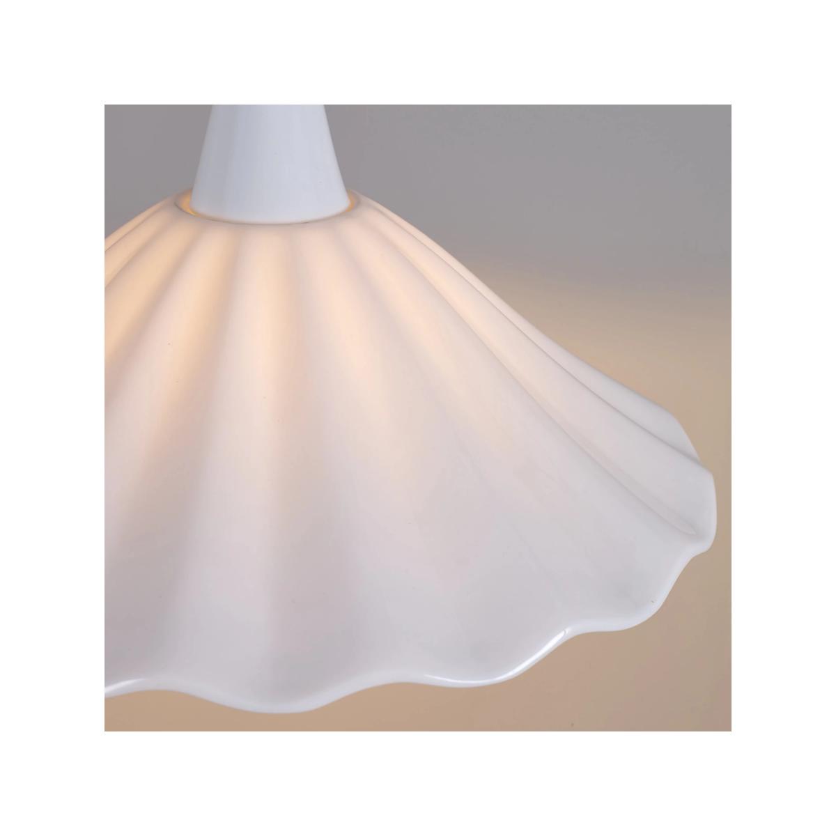 Original BTC Christie Bone China Pendant Ceiling Light, 36cm, Natural – image 4