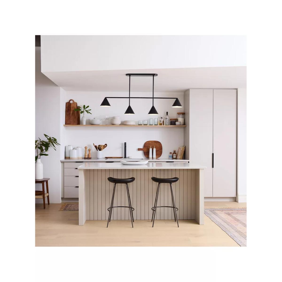 west elm Warren Four Arm Ceiling Light, Black – image 3