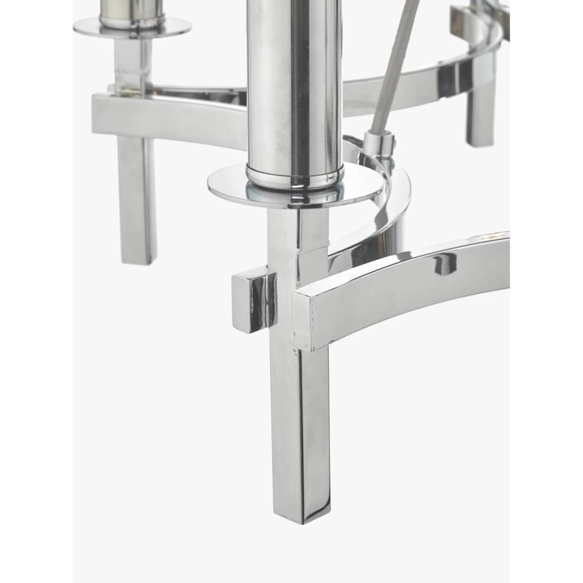 Där Nacala Chandelier Ceiling Light, Polished Chrome – image 3