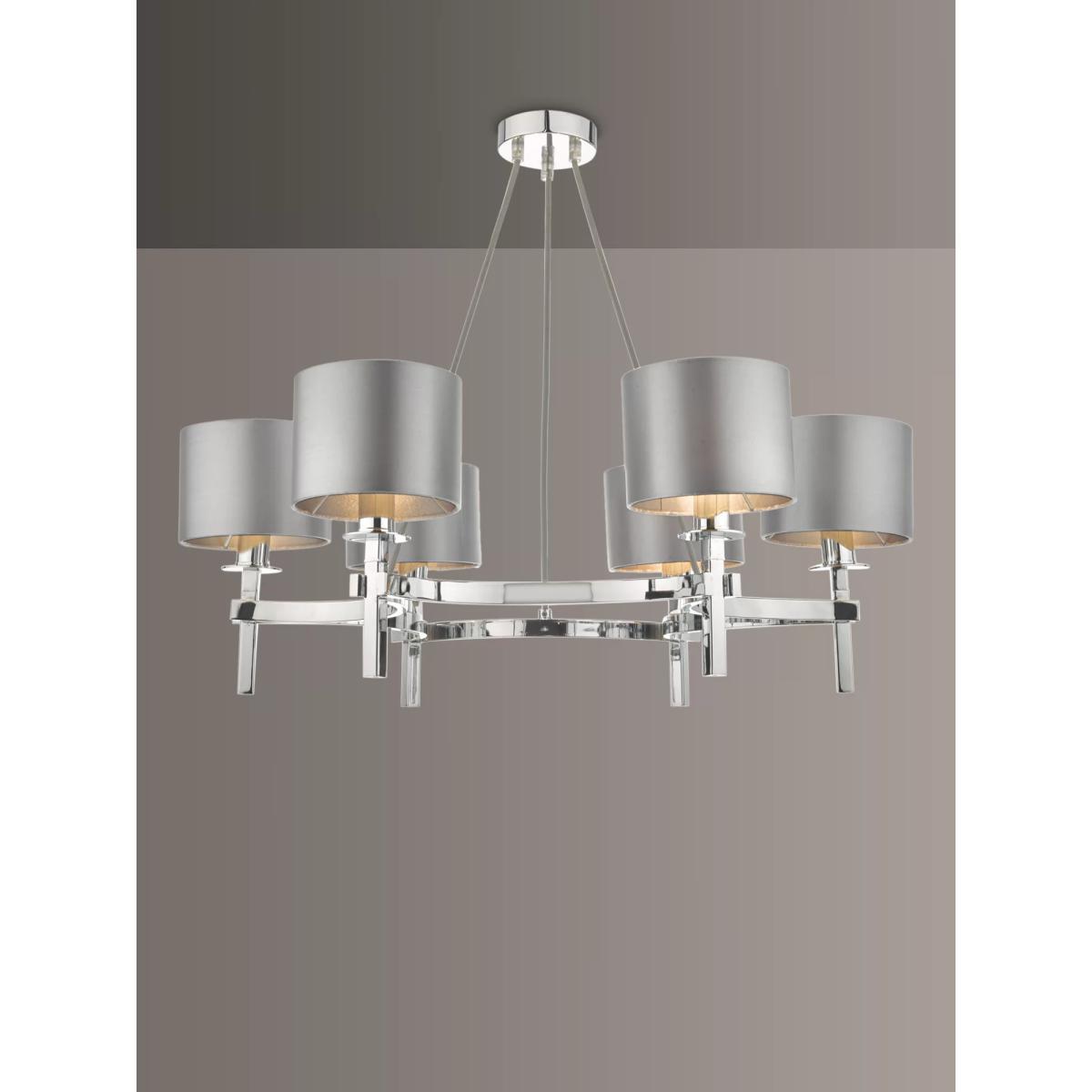 Där Nacala Chandelier Ceiling Light, Polished Chrome – image 5