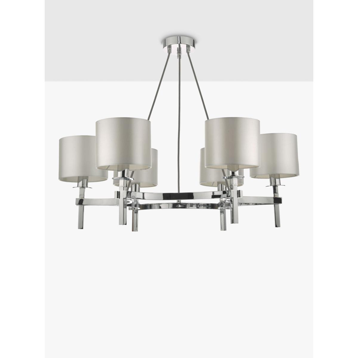 Där Nacala Chandelier Ceiling Light, Polished Chrome – image 8