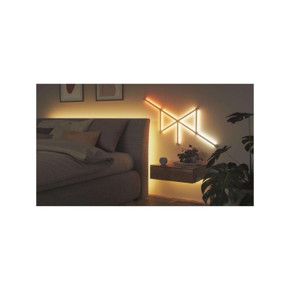 Nanoleaf Lines Wall/Ceiling Light Starter Kit, 9 LED Bars, Multicolour – image 3