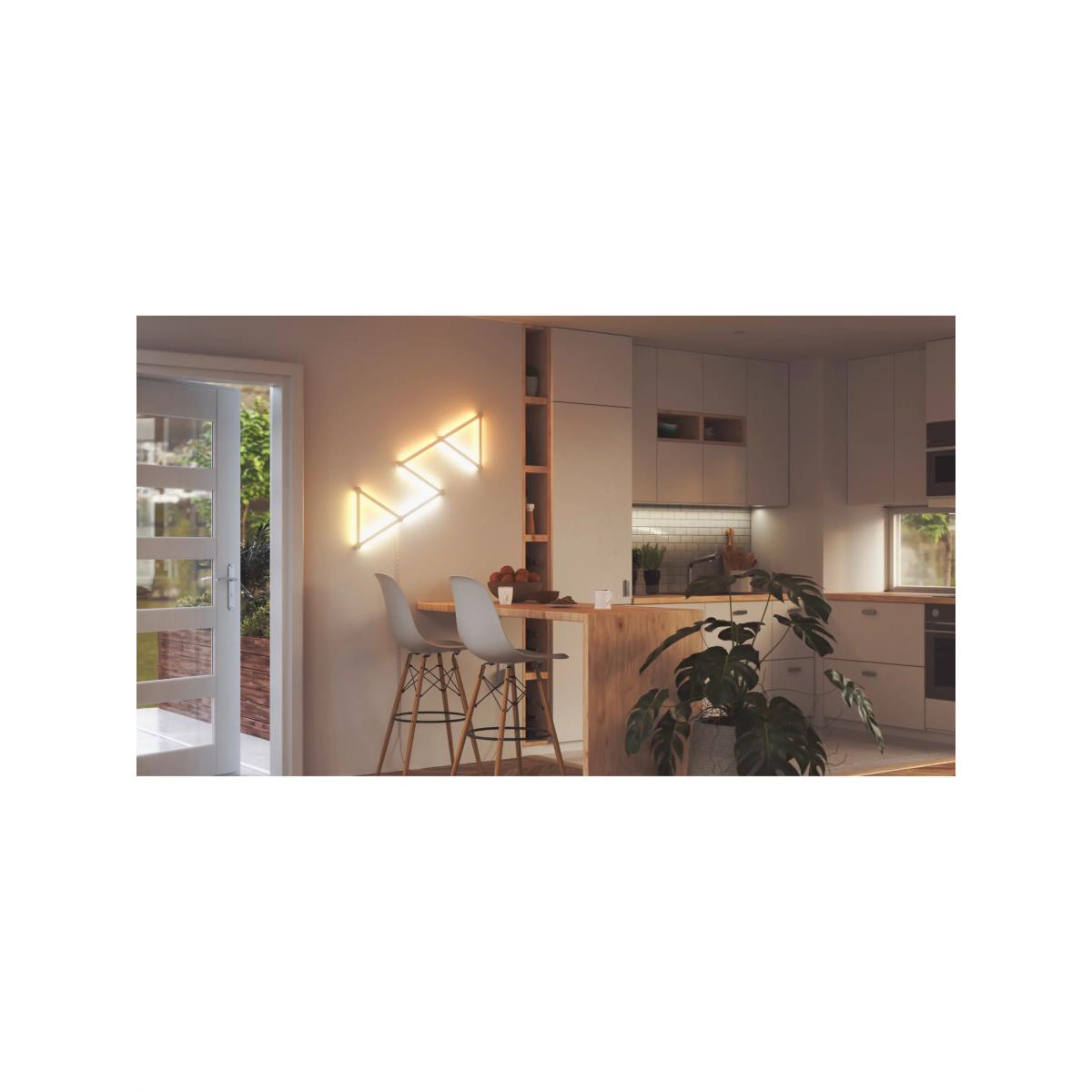 Nanoleaf Lines Wall/Ceiling Light Starter Kit, 9 LED Bars, Multicolour – image 5