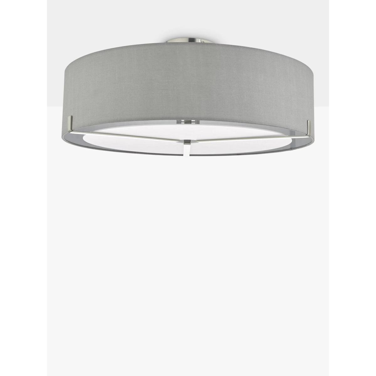 Där Diffuser Semi Flush Ceiling Light, Satin Chrome – image 2