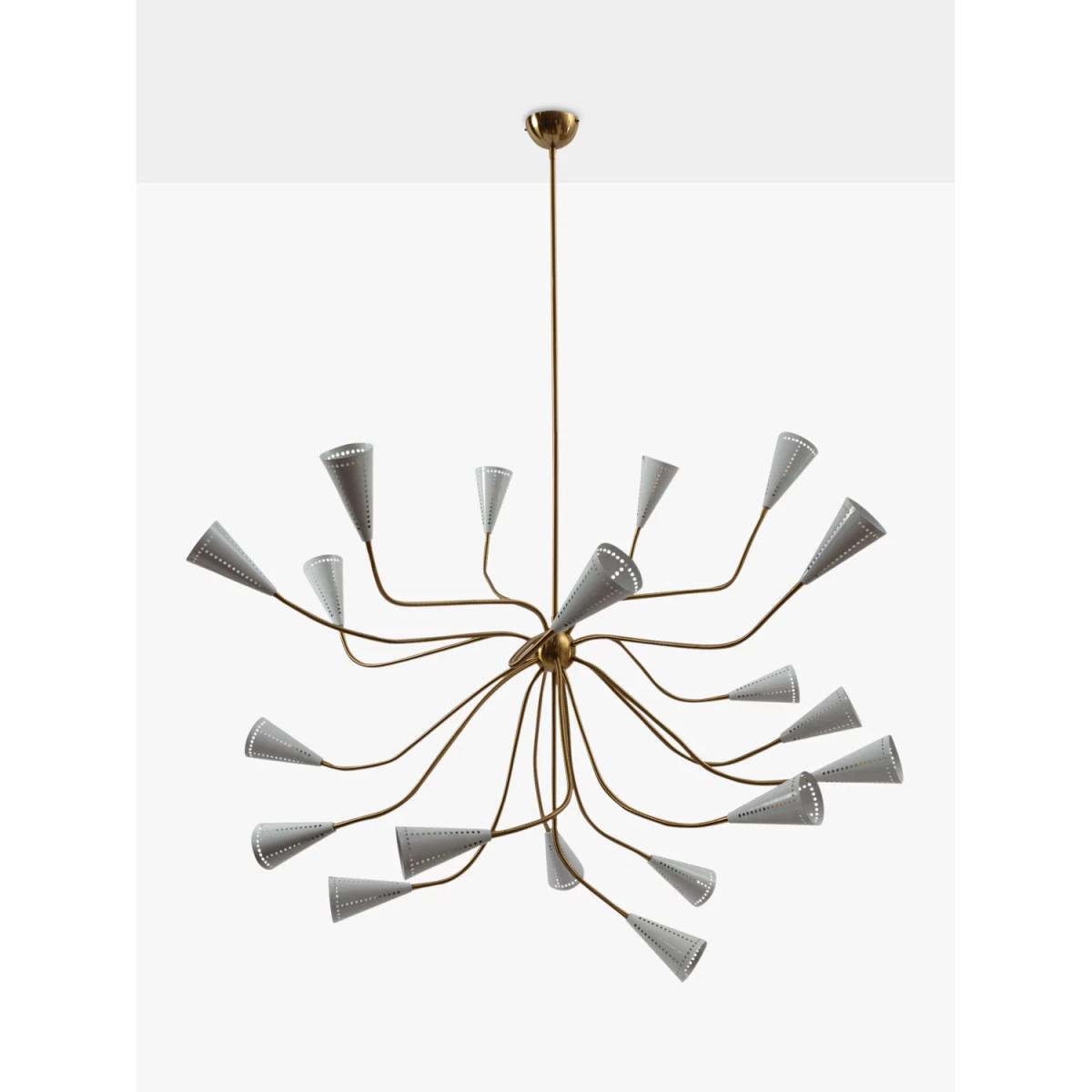 Pure White Lines Alexandra Sputnik 19 Arm Ceiling Light – image 3