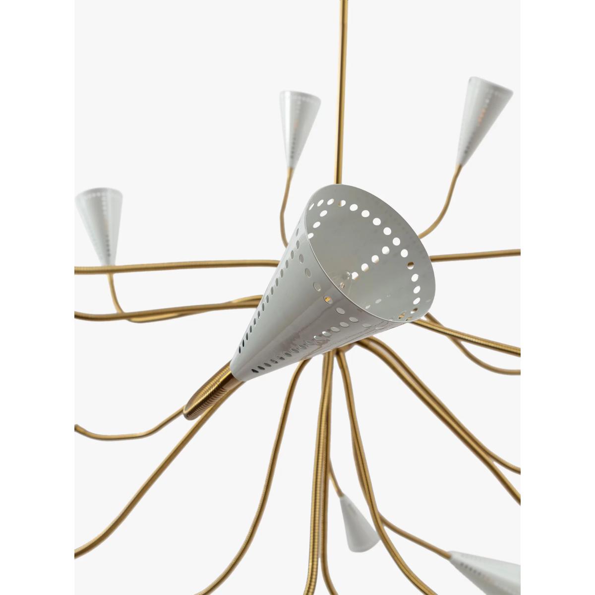 Pure White Lines Alexandra Sputnik 19 Arm Ceiling Light – image 4