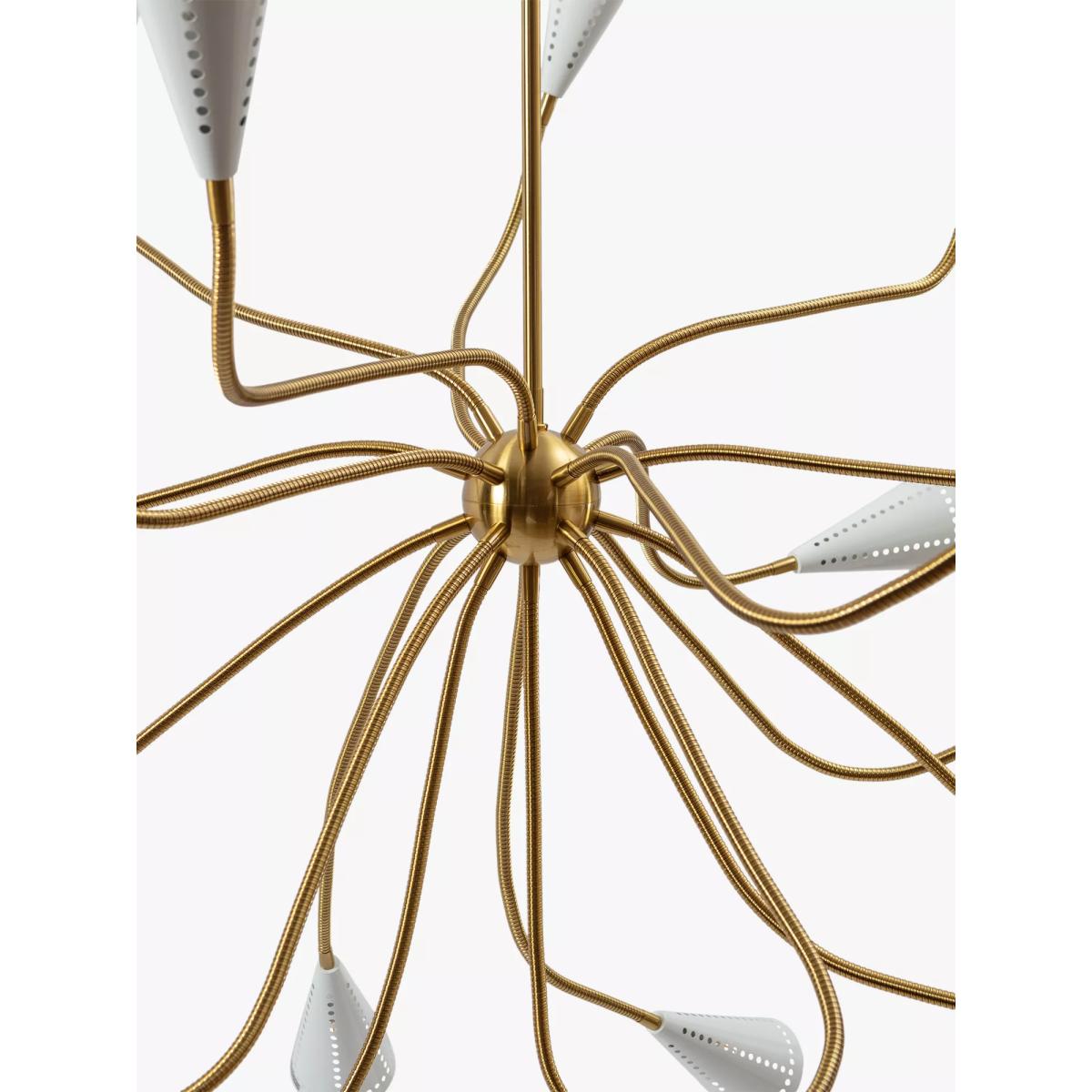 Pure White Lines Alexandra Sputnik 19 Arm Ceiling Light – image 5