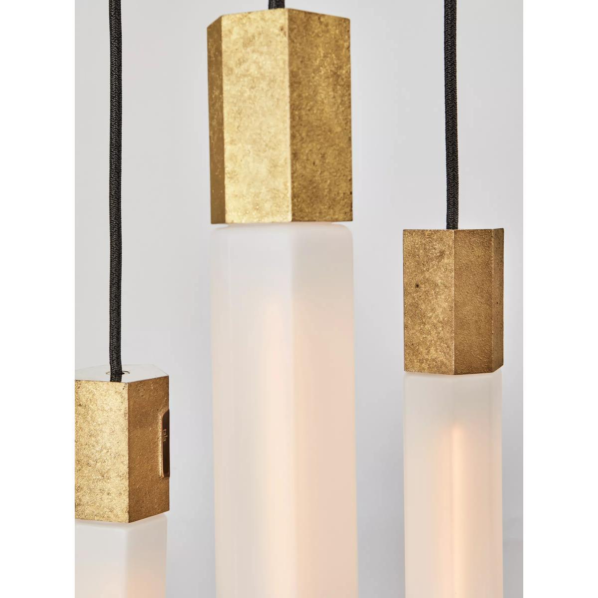 Tala Basalt LED Nine Pendant Cluster Ceiling Light – image 4