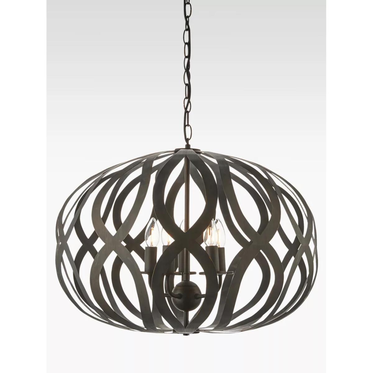 Bay Lighting Tivoli 5 Arm Ceiling Light, Antique Bronze – image 2