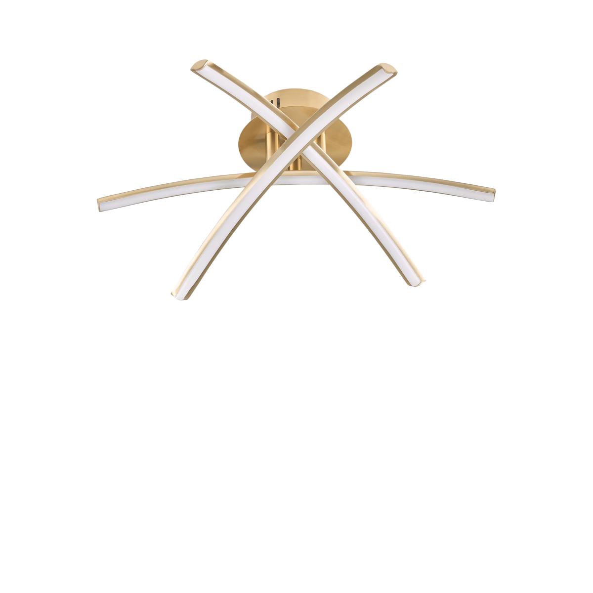John Lewis Trinity LED Semi Flush Ceiling Light, Rose Gold – image 2