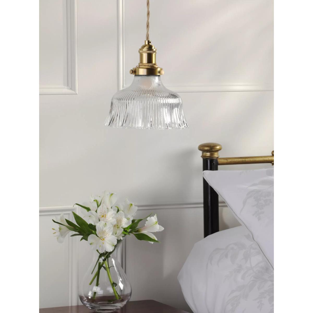 Laura Ashley Theodore Ceiling Light, Antique Brass – image 2