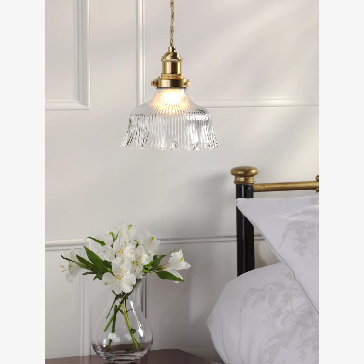 Laura Ashley Theodore Ceiling Light, Antique Brass – image 1