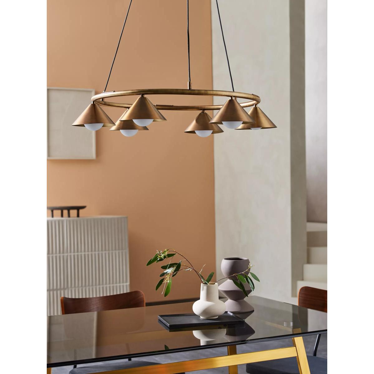 MADE Rhett Circular Ceiling Light, Brass – image 5