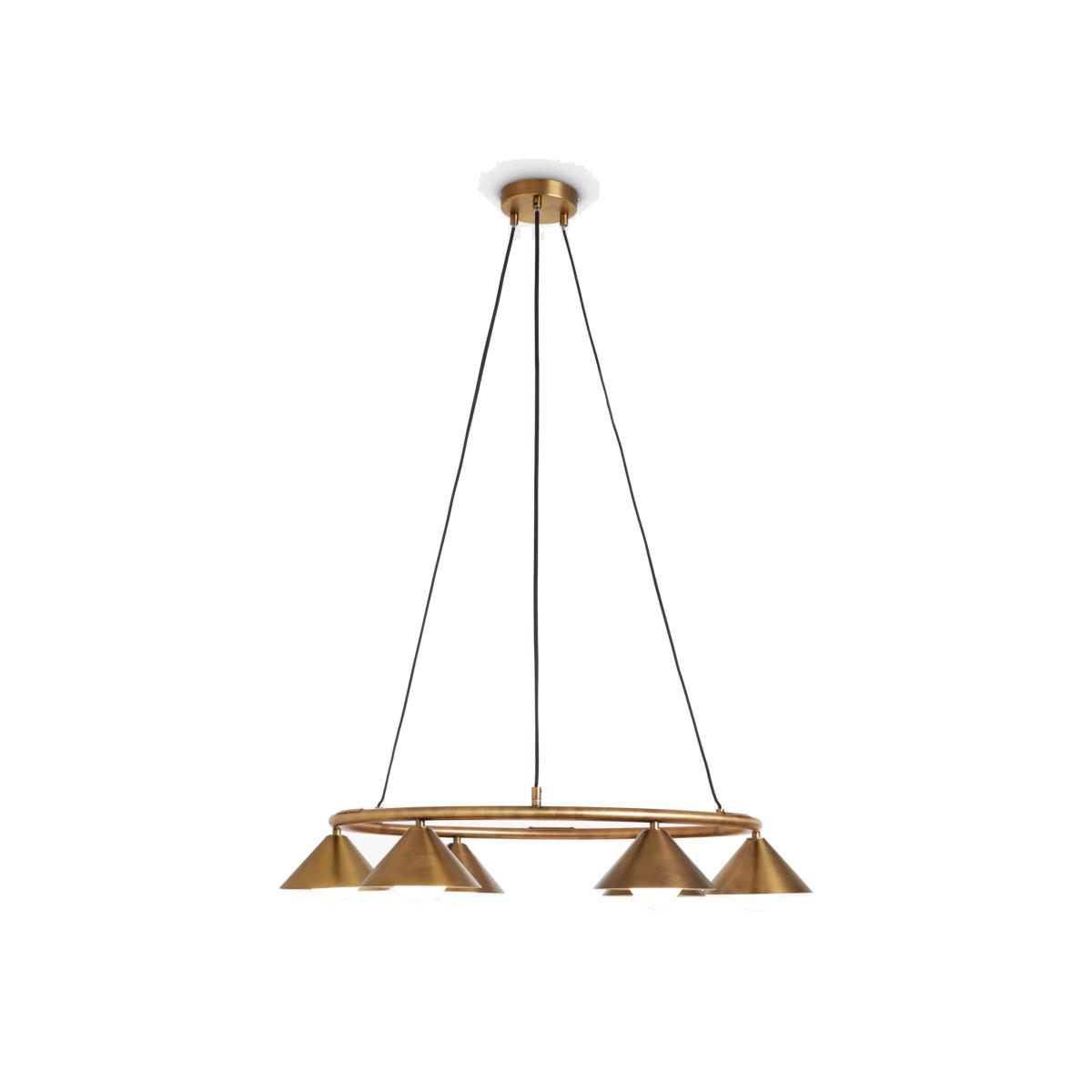 MADE Rhett Circular Ceiling Light, Brass – image 1