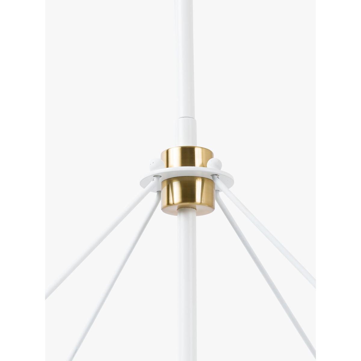 Pure White Lines Moscow Large Drum Pendant Ceiling Light – image 3