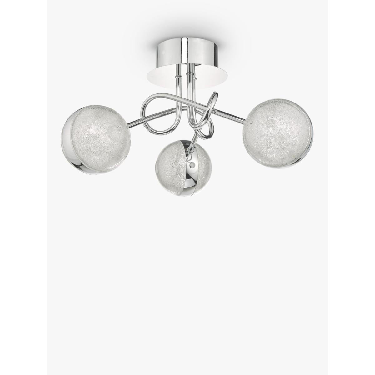 Där Nyma LED Semi Flush Ceiling Light, Polished Chrome – image 2