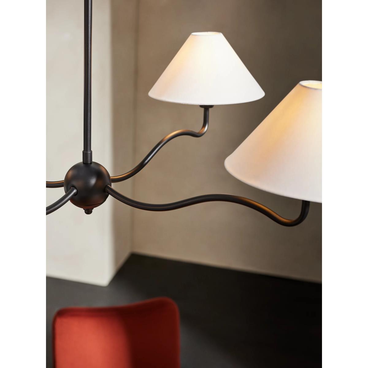 MADE Madelyn 4 Arm Ceiling Light, Black – image 3