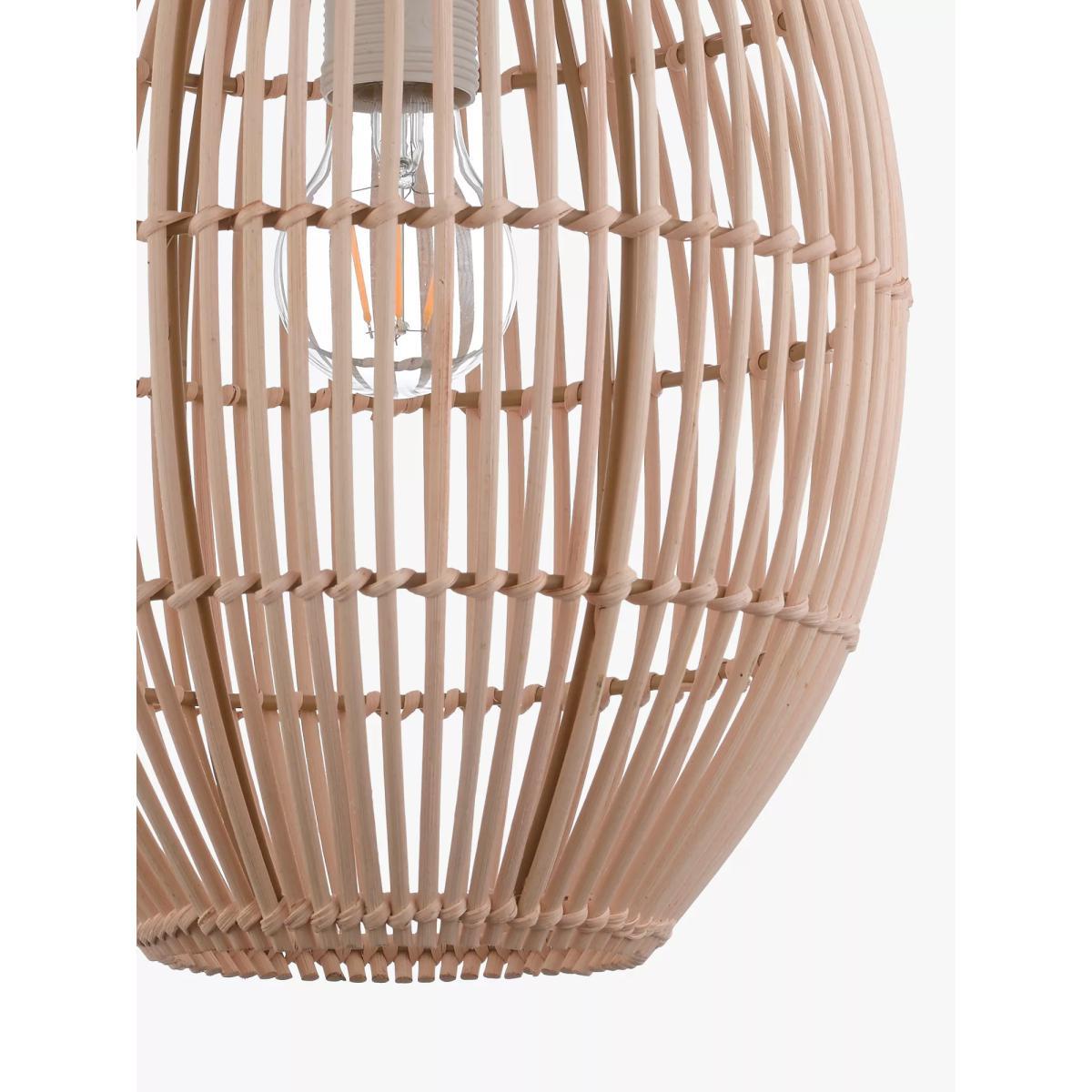 John Lewis & Partners Rattan Easy-to-Fit Paper Ceiling Shade, Natural – image 4