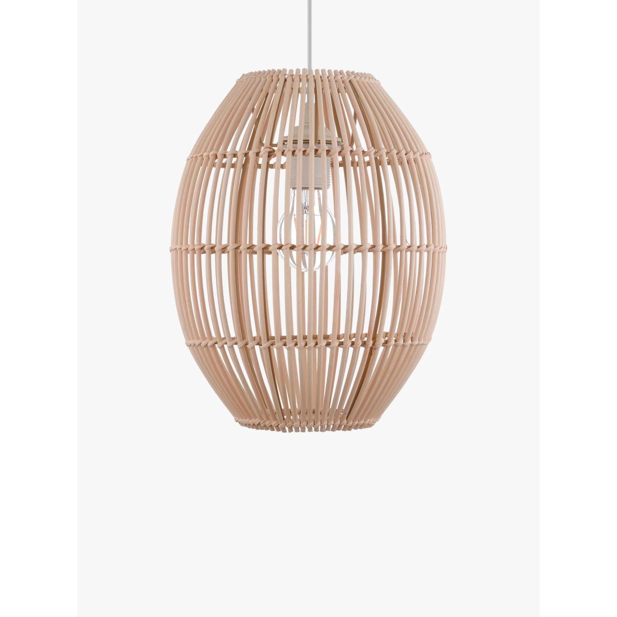 John Lewis & Partners Rattan Easy-to-Fit Paper Ceiling Shade, Natural – image 5