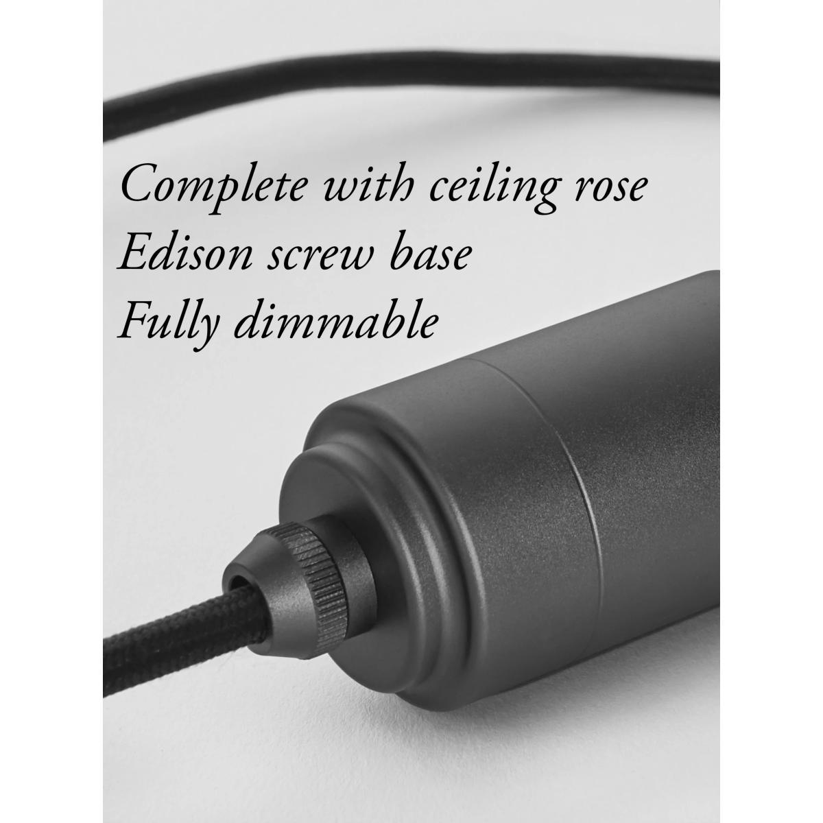 Tala Ceiling Pendant Cord, Graphite – image 4
