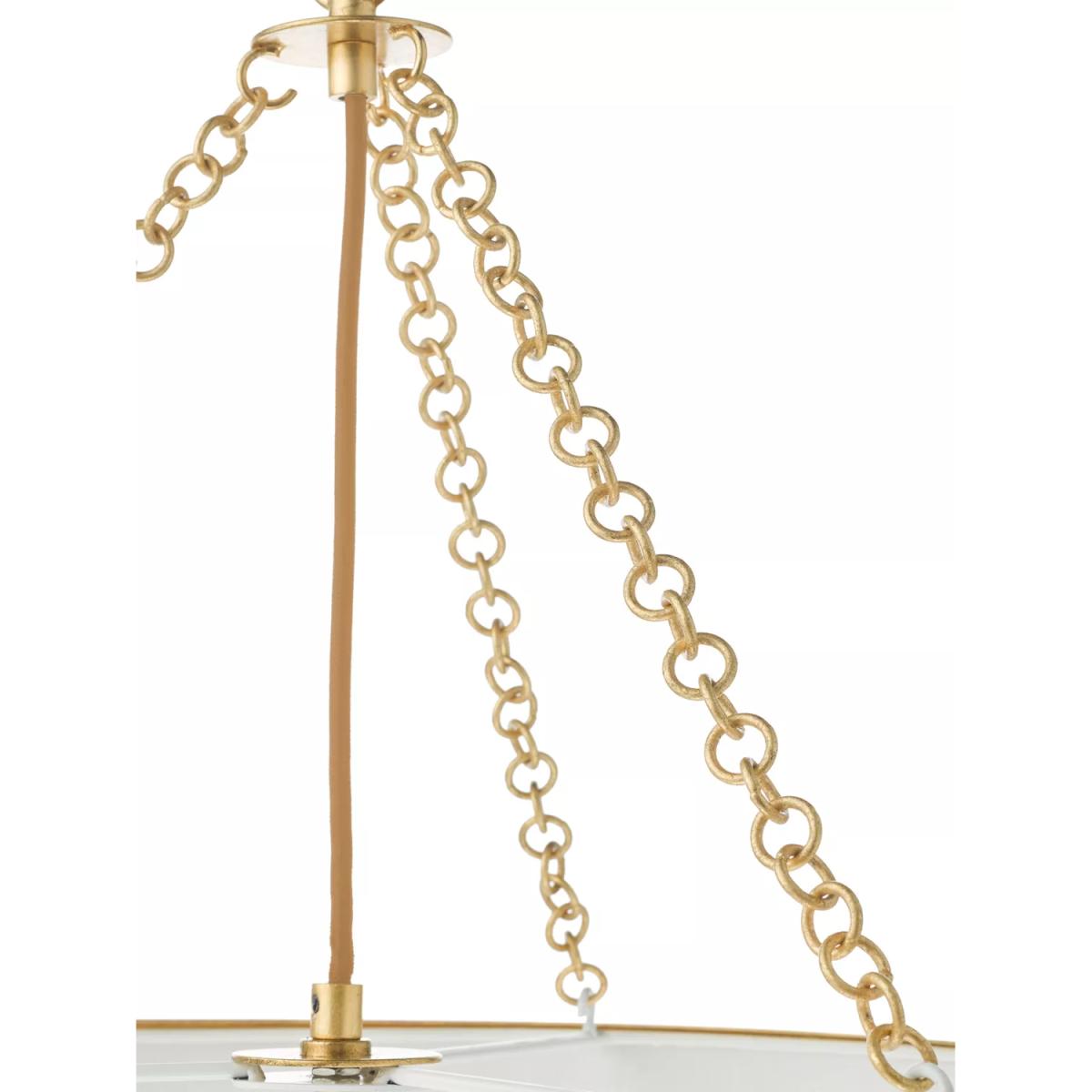 Där Fenella 5 Arm Pendant Ceiling Light, Gold – image 5
