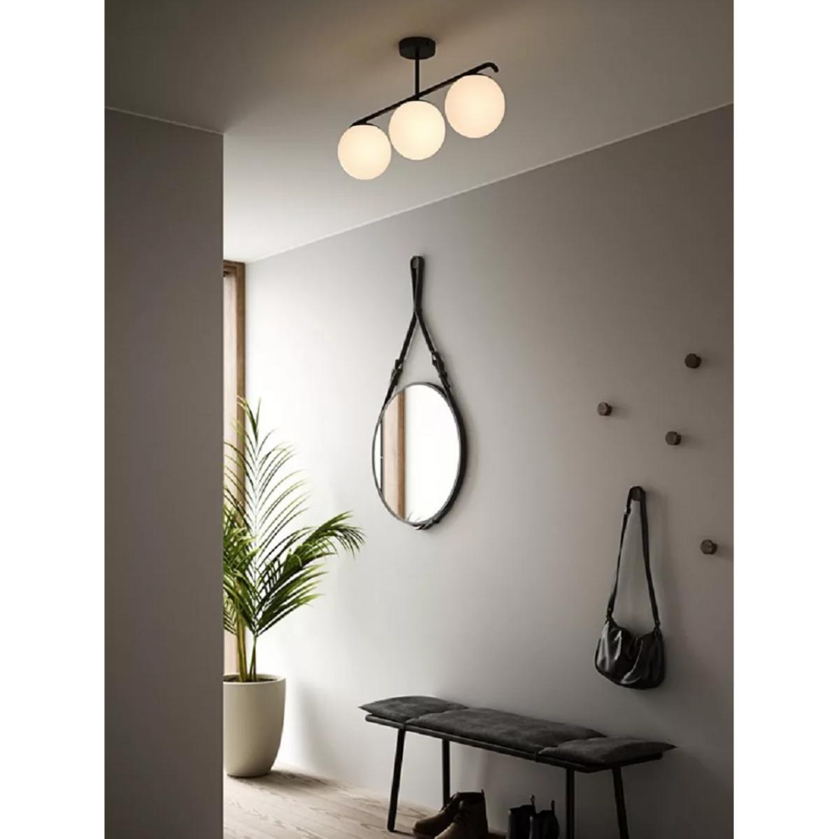 Nordlux Grant Triple Pendant Ceiling Light, Black/White – image 2