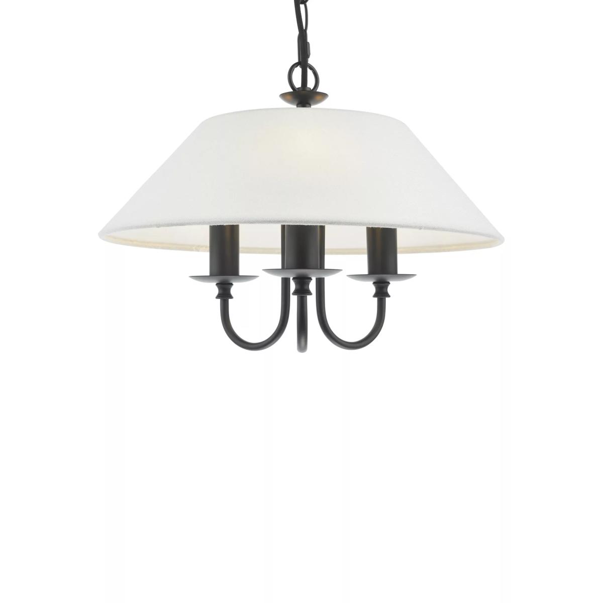 Där Sivan 3 Arm Pendant Ceiling Light, Black – image 3