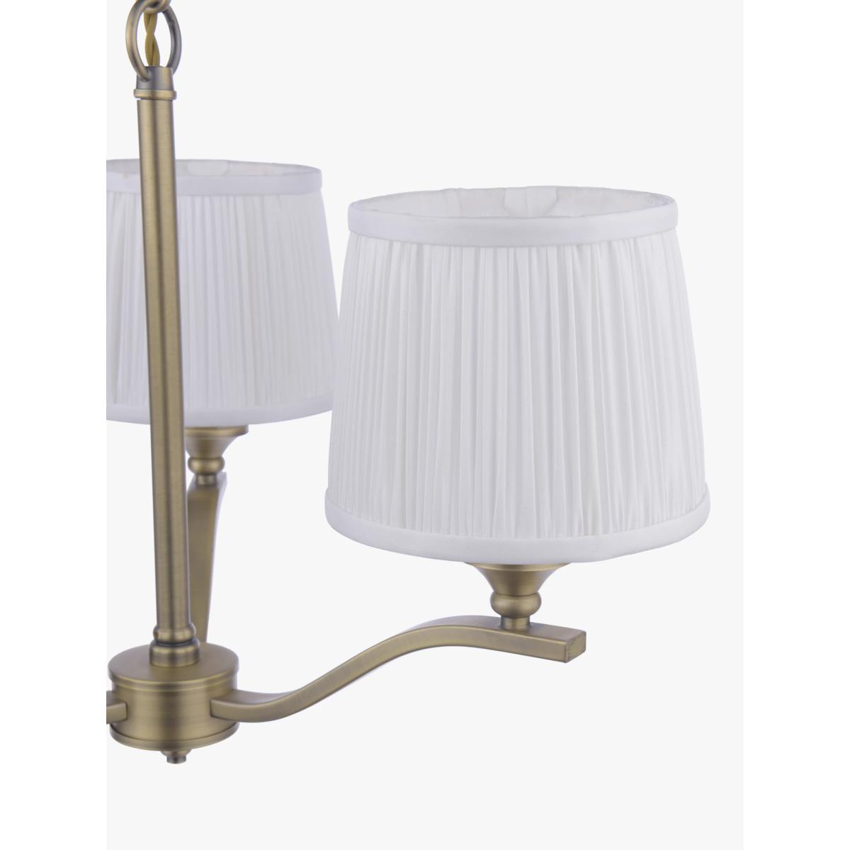 Laura Ashley Hemsley 3 Arm Ceiling Light, Antique Brass – image 5