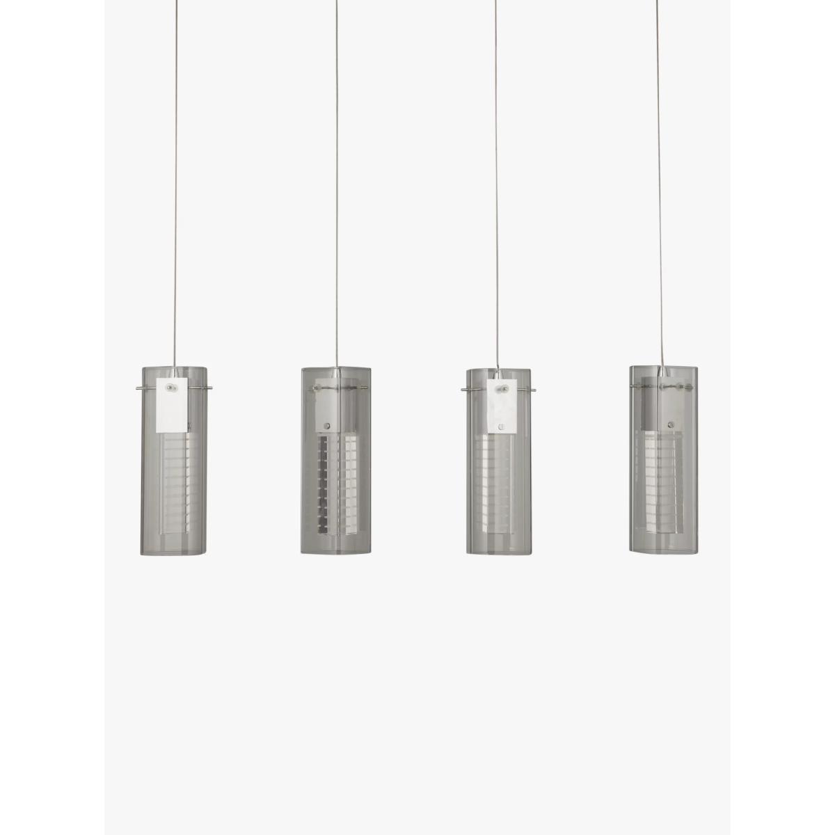 John Lewis & Partners Obelisk Skyscraper LED Diner Ceiling Light, Clear/Chrome – image 3