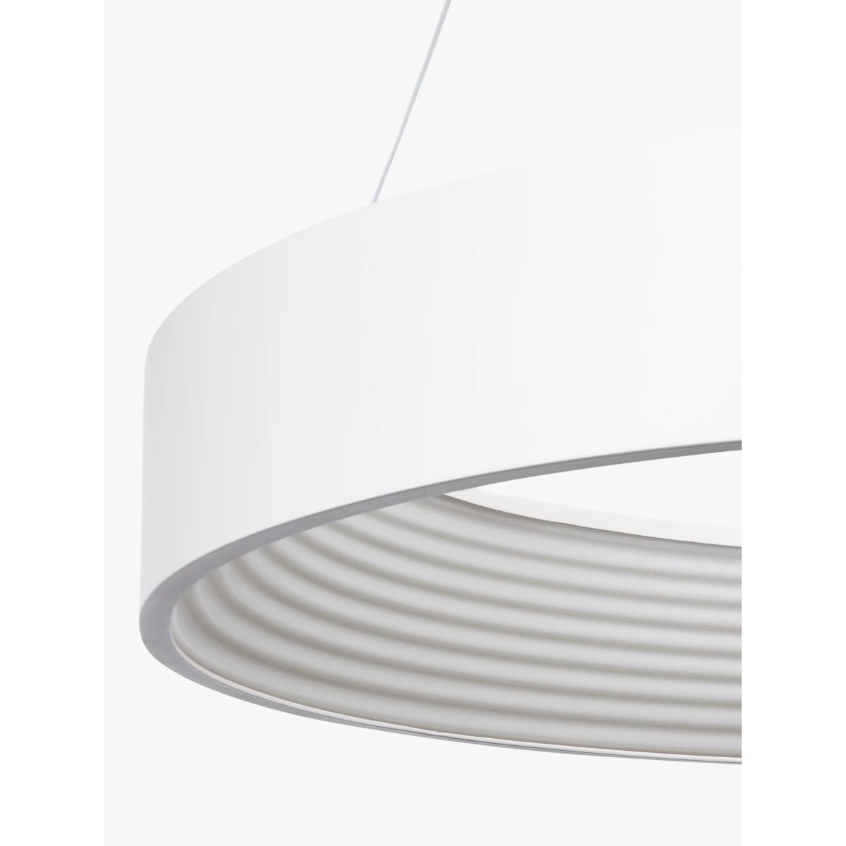 John Lewis & Partners Leif LED Ribbed Hoop Ceiling Light, White – image 5