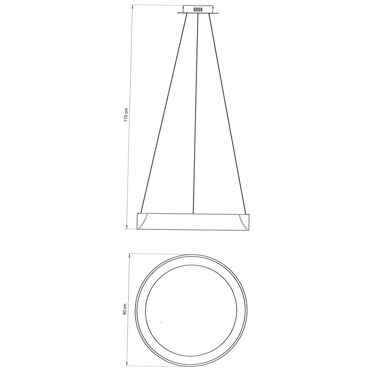 John Lewis & Partners Leif LED Ribbed Hoop Ceiling Light, White – image 9