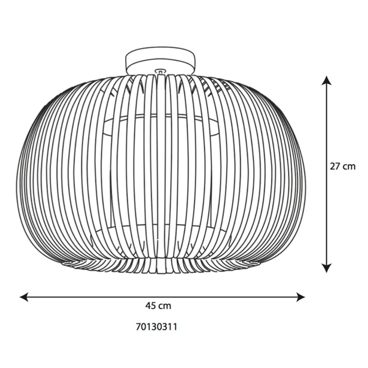 John Lewis Harmony Ribbon Semi Flush Ceiling Light – image 7