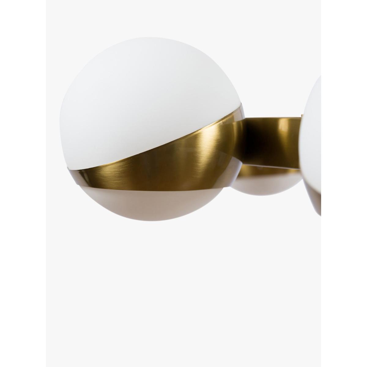 Pure White Lines Luna 10 Arm Ceiling Light, Gold/White – image 7