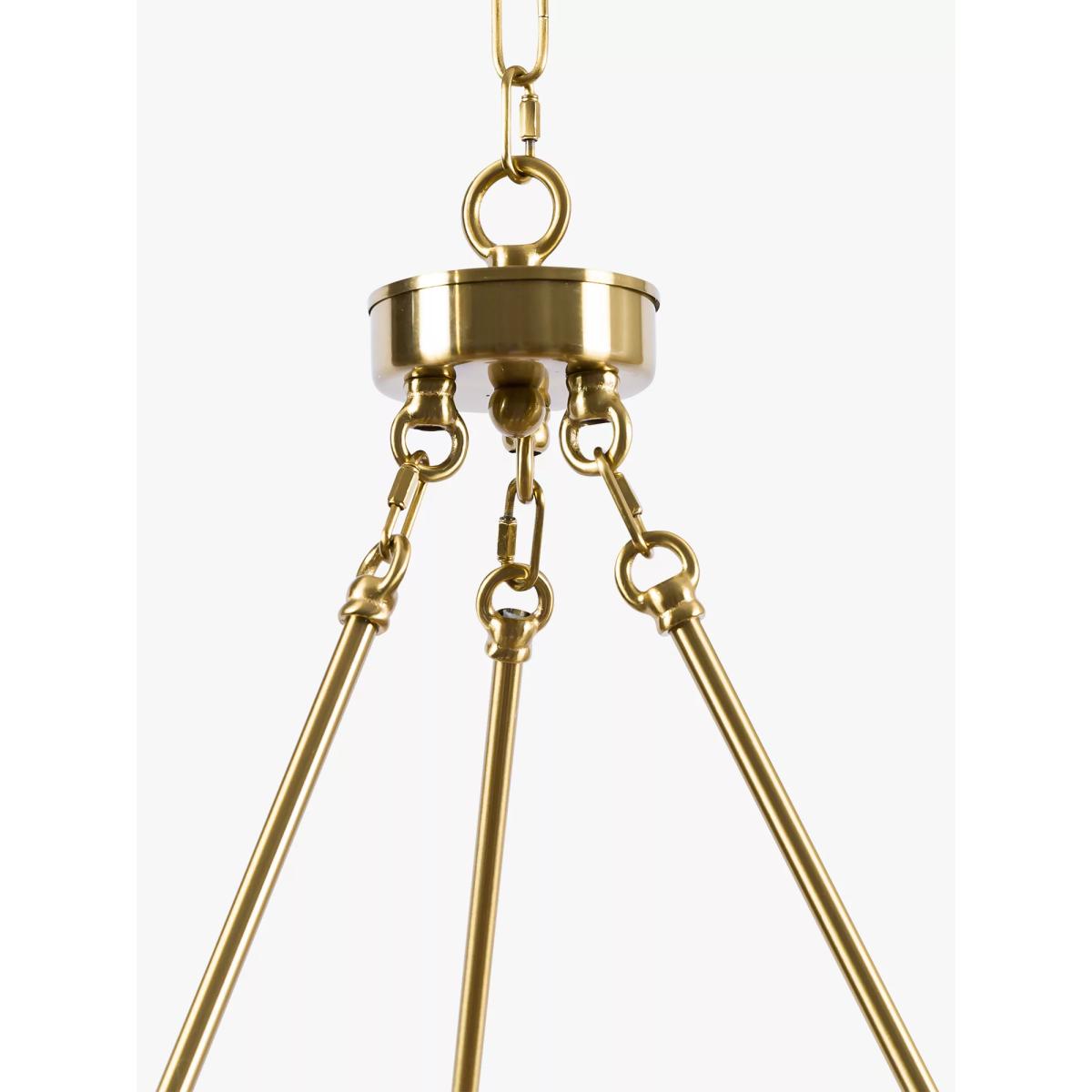 Pure White Lines Luna 10 Arm Ceiling Light, Gold/White – image 8