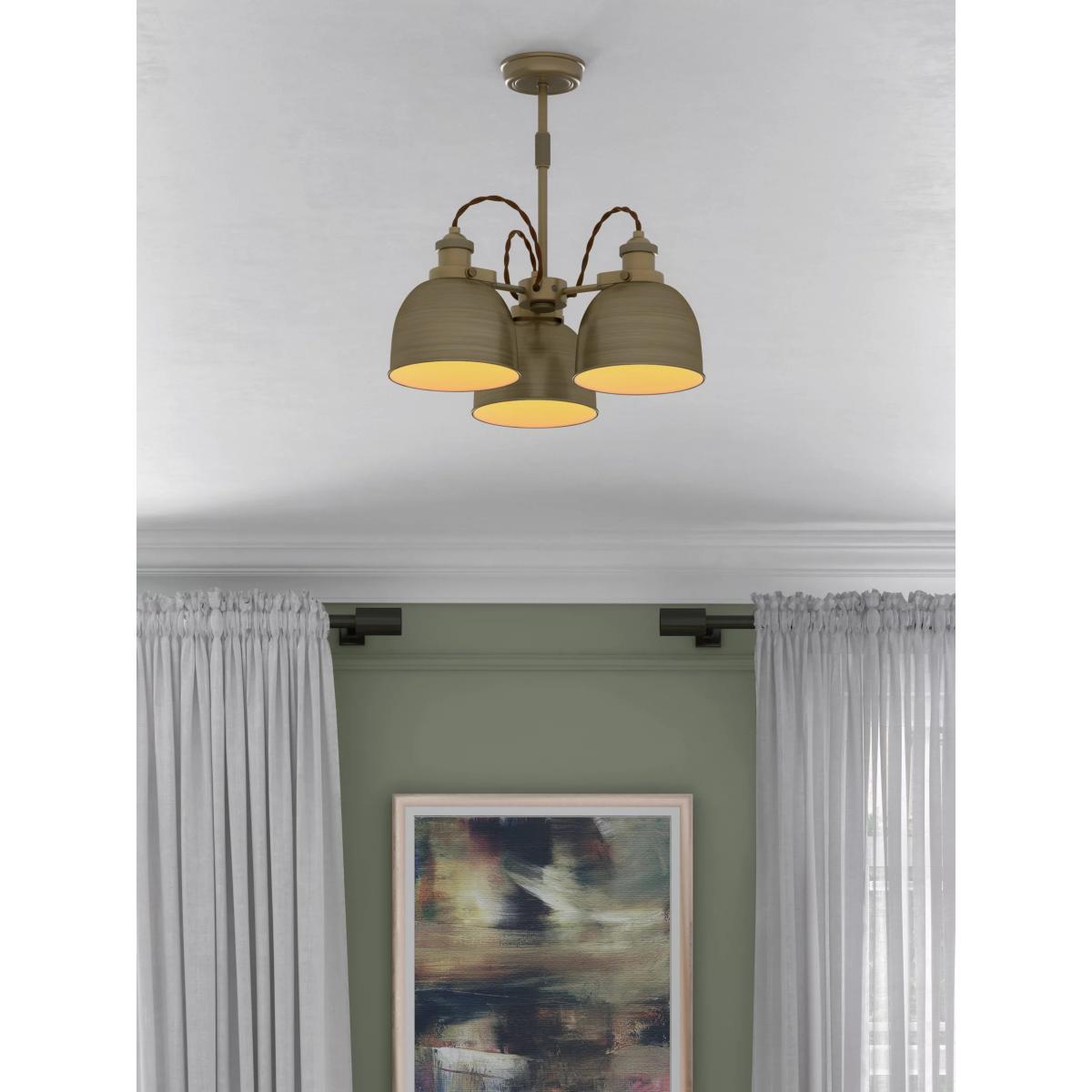 John Lewis Baldwin 3 Arm Semi Flush Ceiling Light – image 2