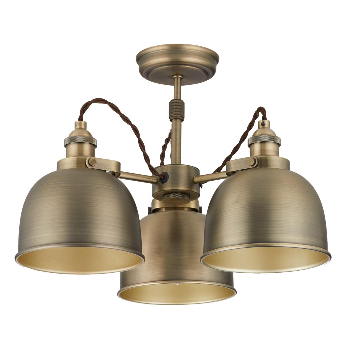 John Lewis Baldwin 3 Arm Semi Flush Ceiling Light – image 9