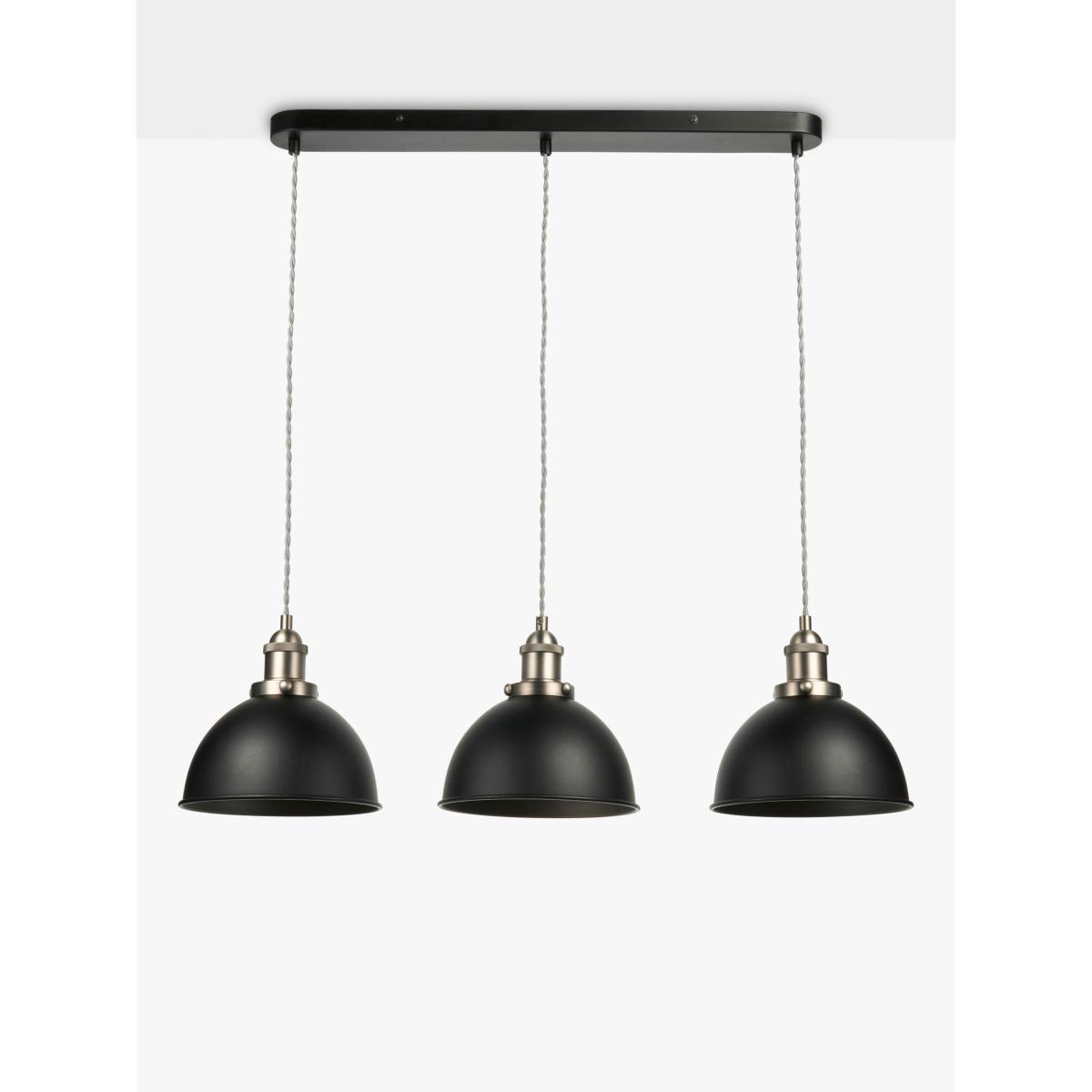 John Lewis & Partners Baldwin 3 Pendant Diner Ceiling Light – image 2