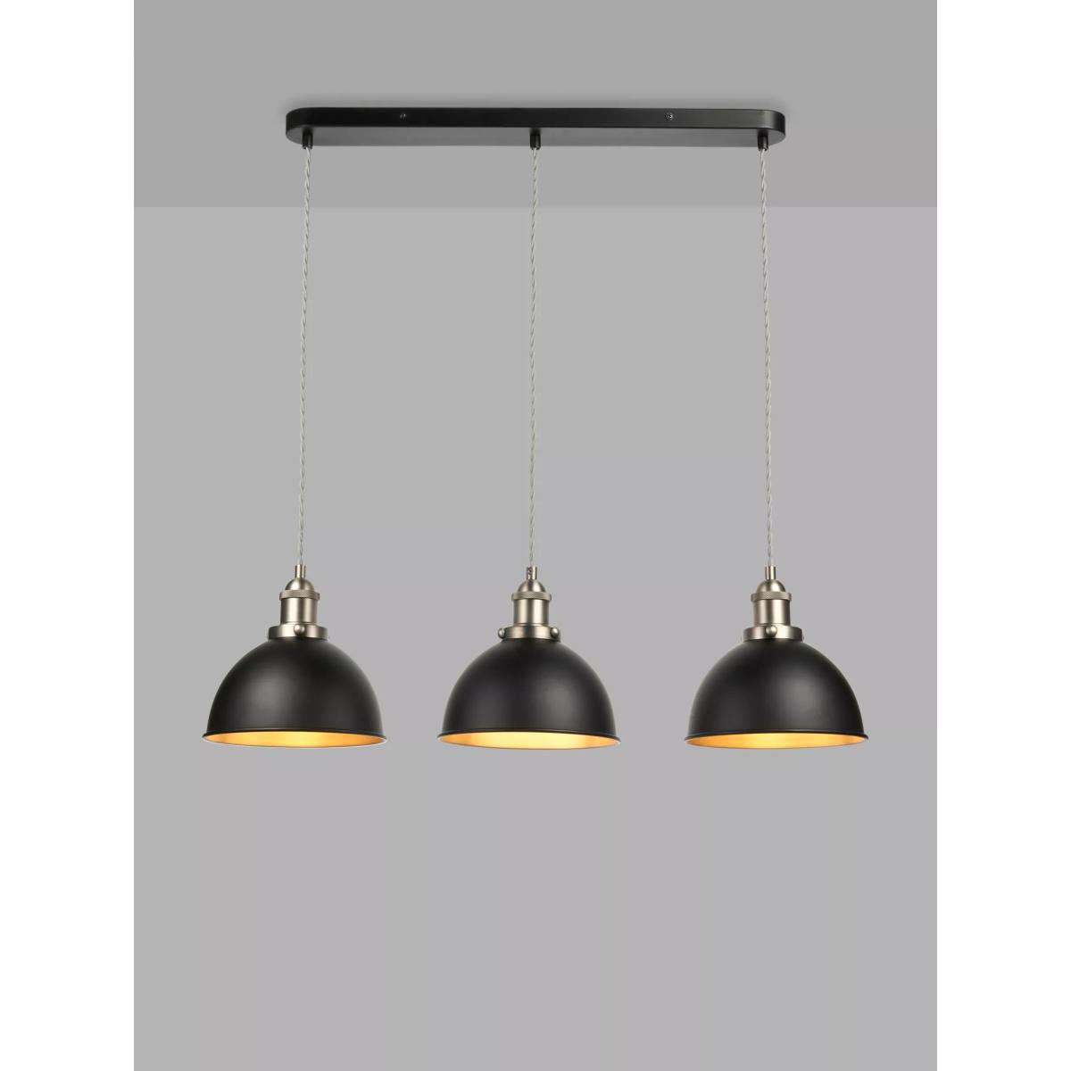 John Lewis & Partners Baldwin 3 Pendant Diner Ceiling Light – image 4