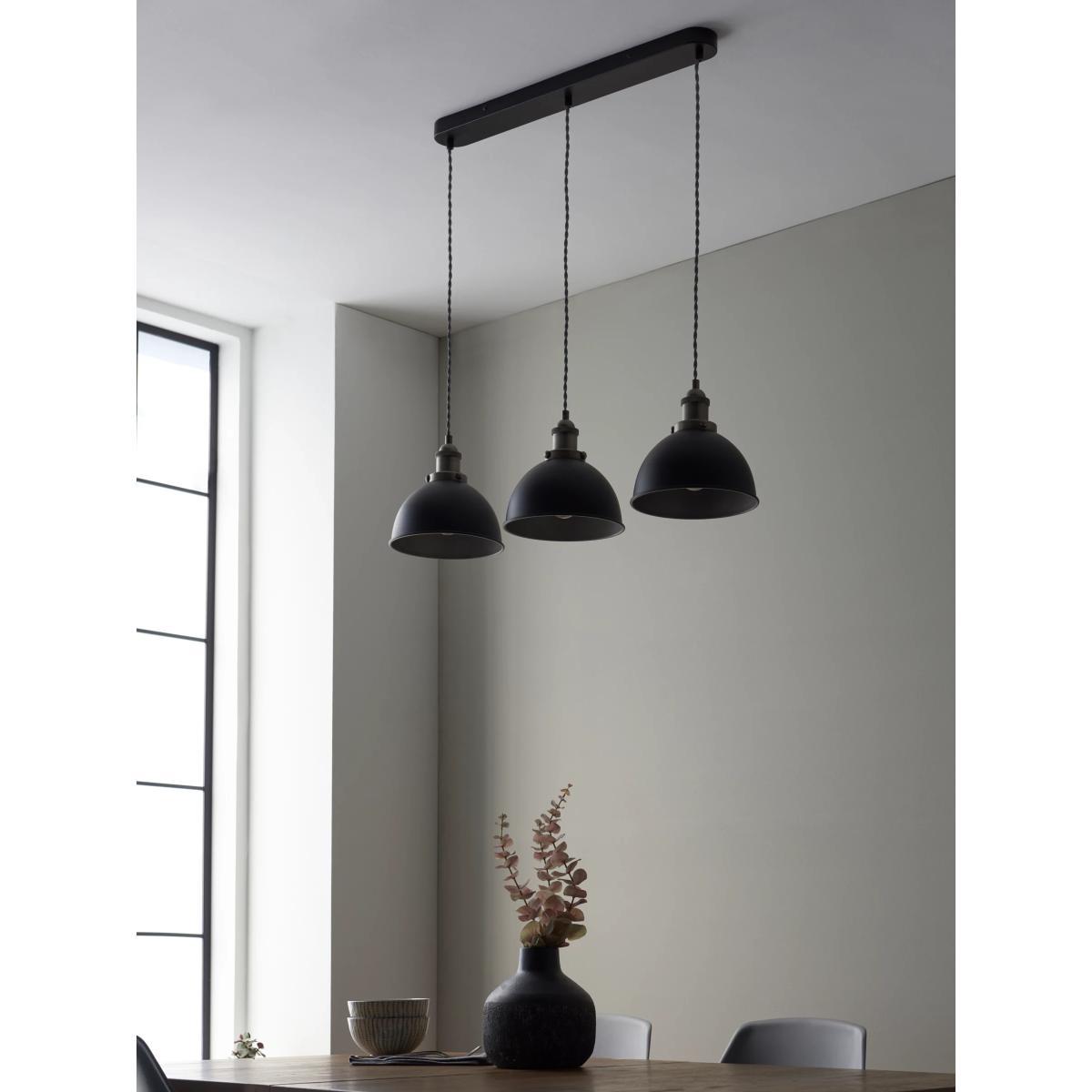 John Lewis & Partners Baldwin 3 Pendant Diner Ceiling Light – image 9
