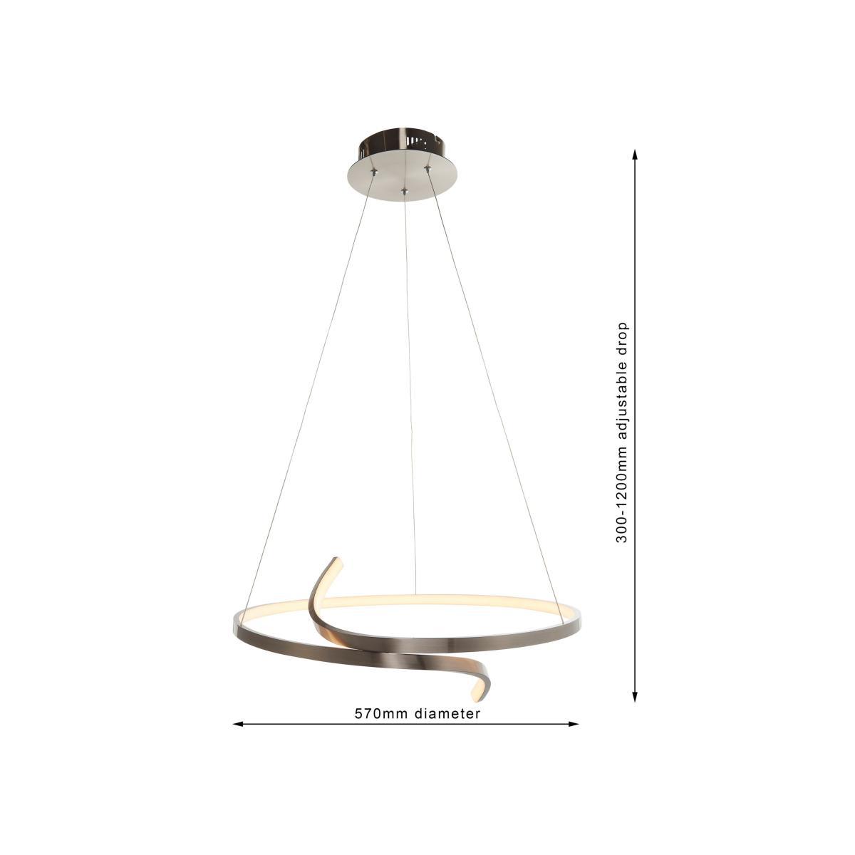 Bay Lighting Swirl LED Ceiling Light – image 5