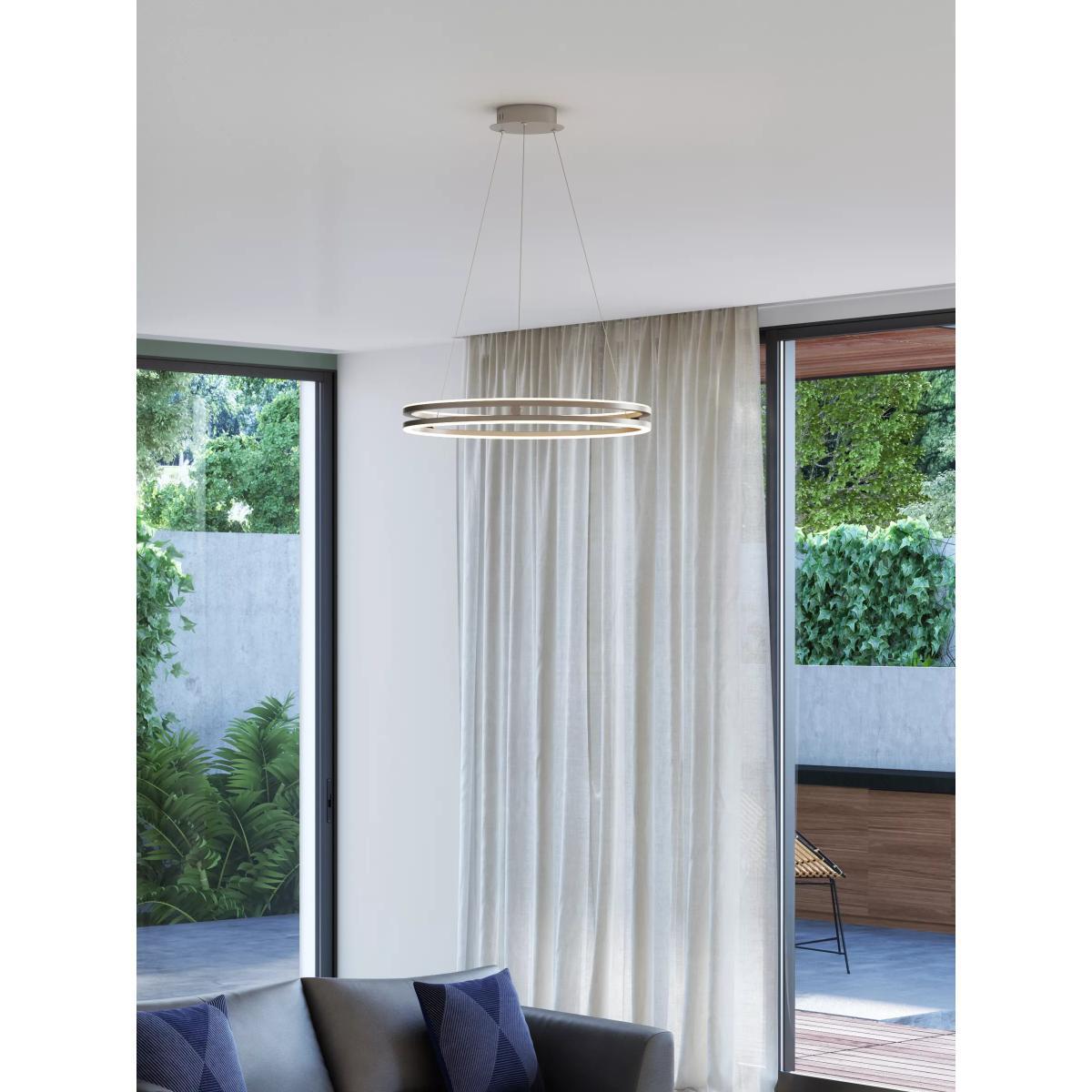 John Lewis & Partners No.209 Wheel LED Ceiling Light, Matt Nickel – image 2