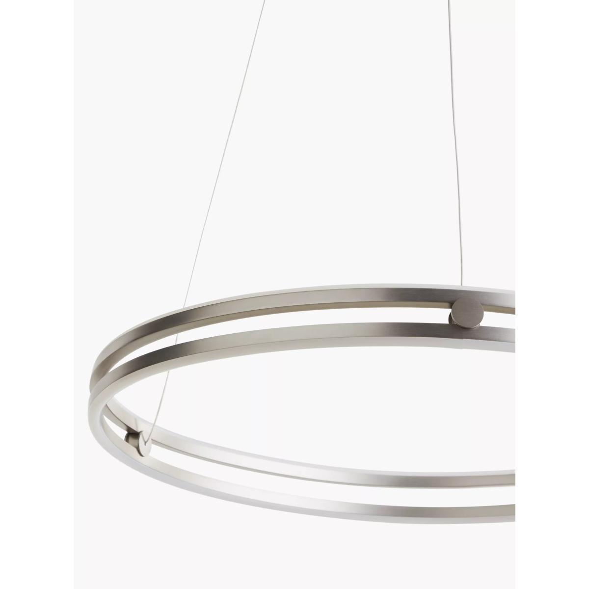 John Lewis & Partners No.209 Wheel LED Ceiling Light, Matt Nickel – image 6