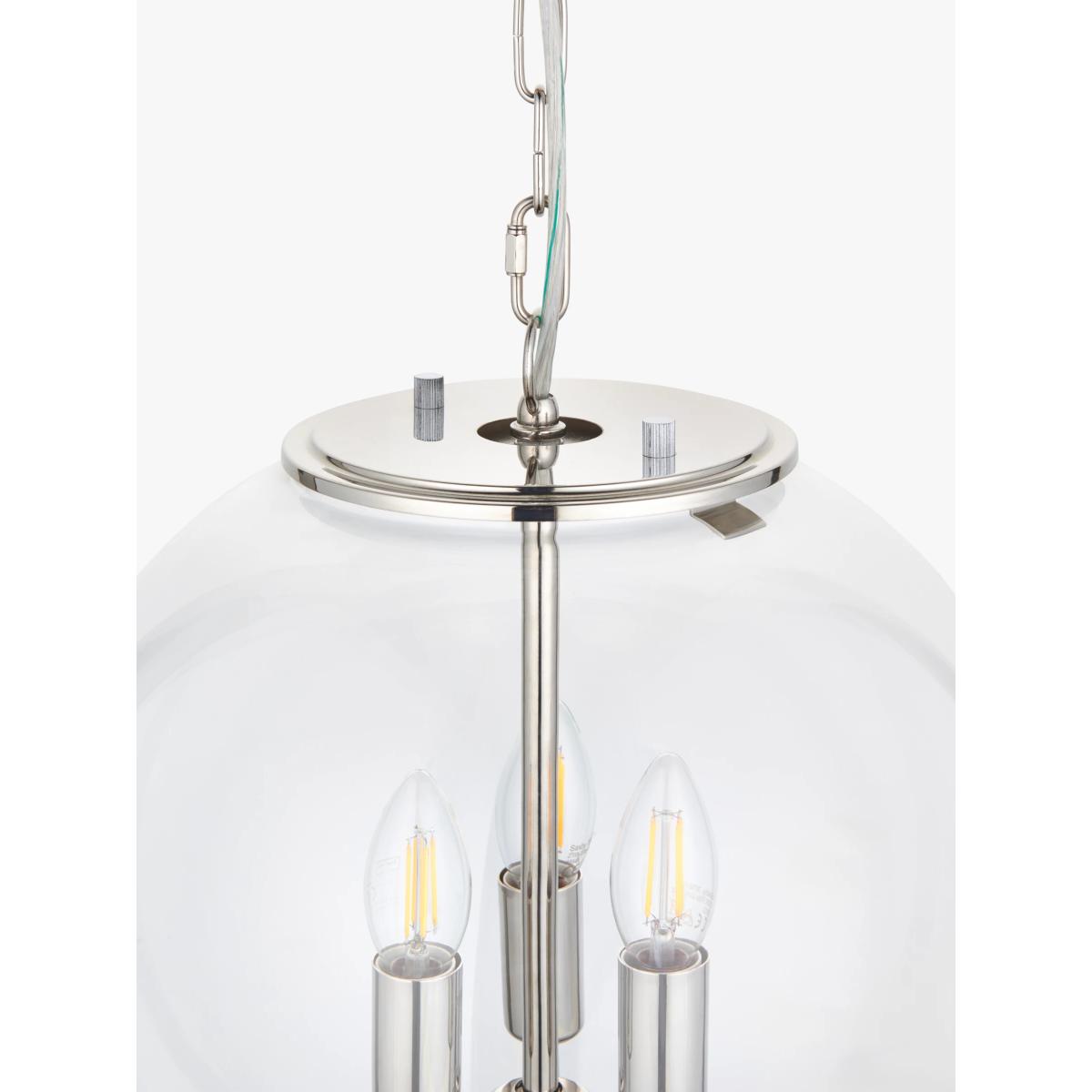 John Lewis Park Globe Ceiling Light, Clear Glass – image 4