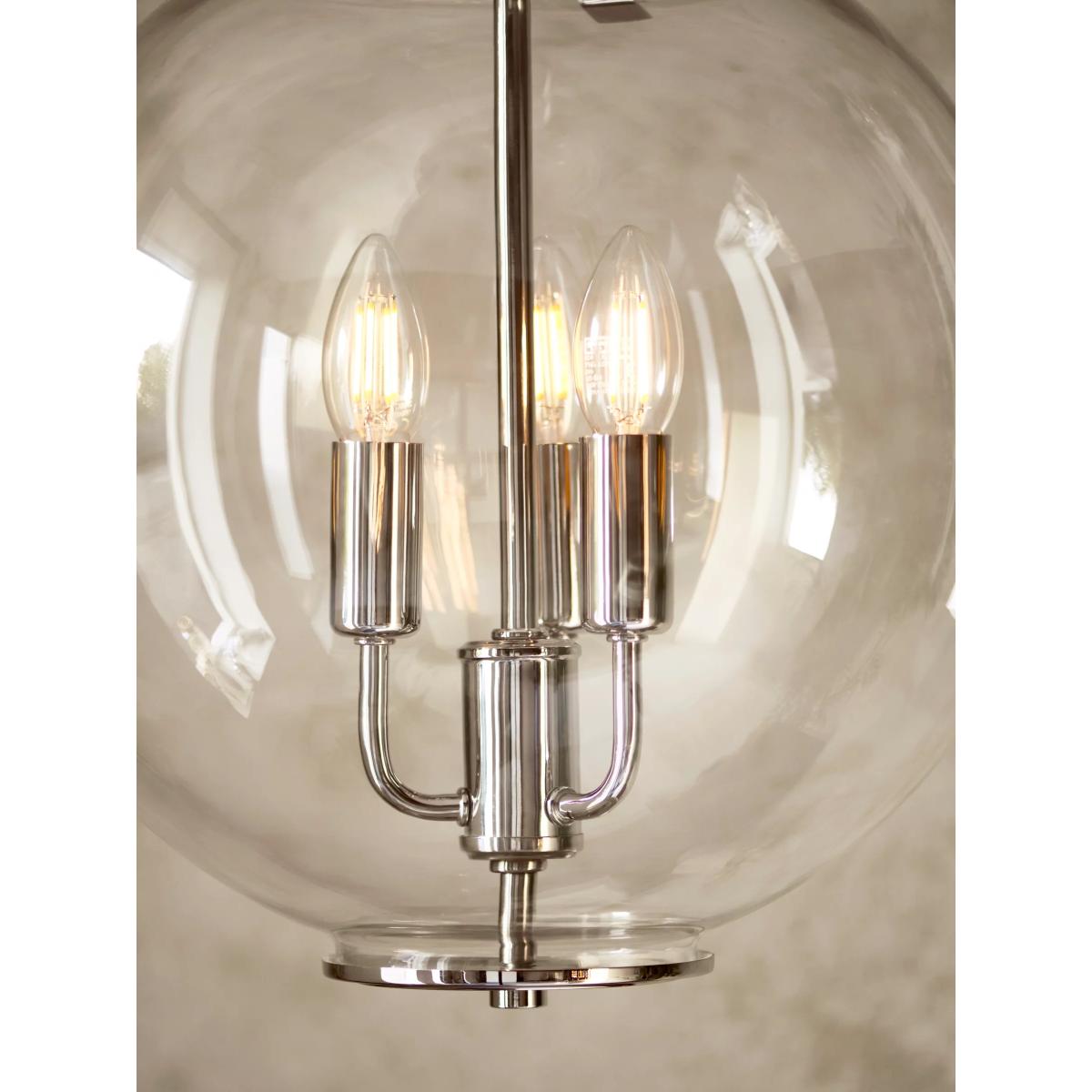 John Lewis Park Globe Ceiling Light, Clear Glass – image 5