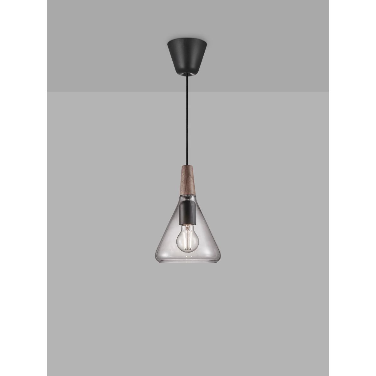 Nordlux Nori 18 Glass Ceiling Light, Smoke – image 3