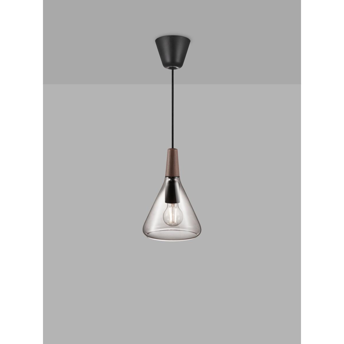 Nordlux Nori 18 Glass Ceiling Light, Smoke – image 1