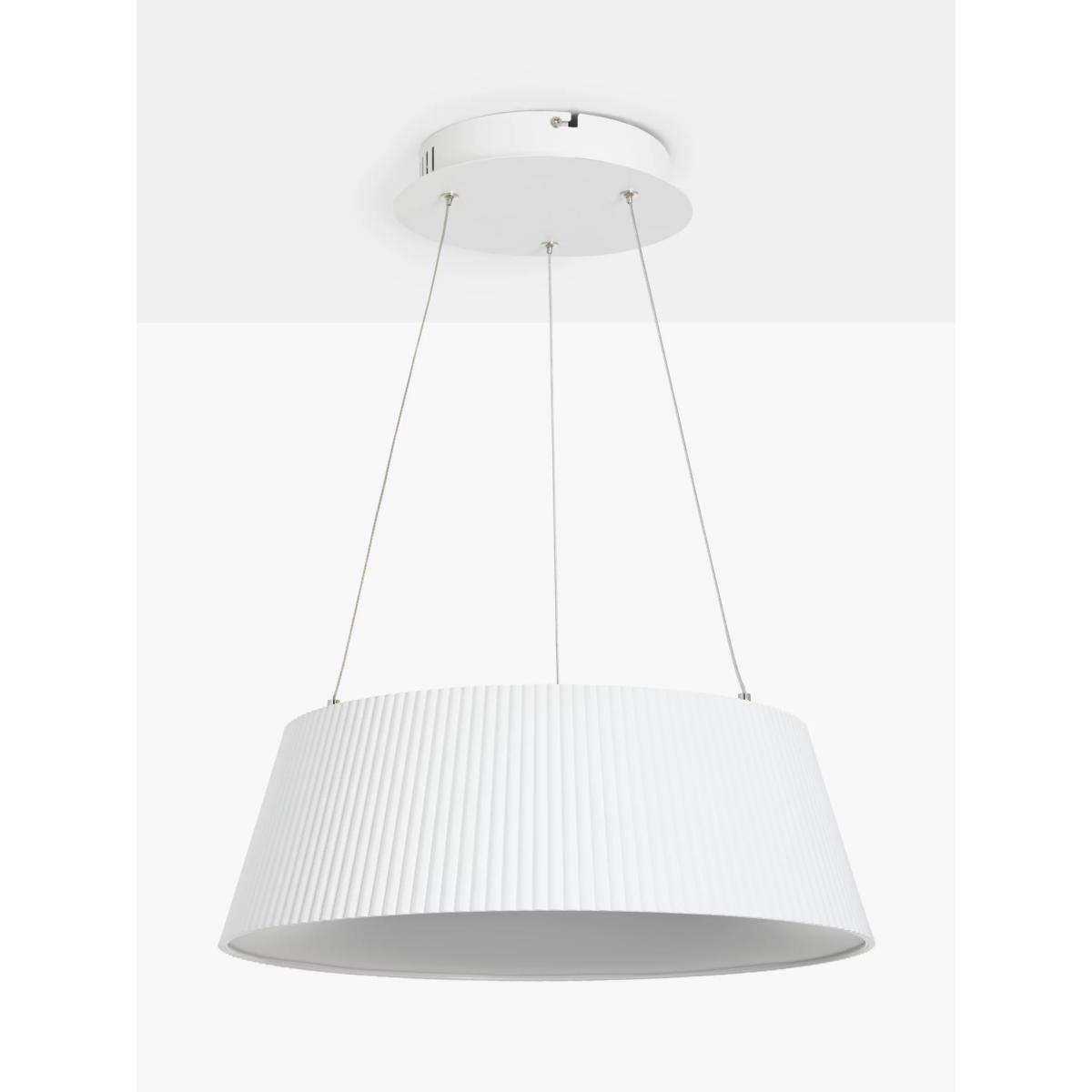 John Lewis & Partners Fluted Hoop LED Ceiling Light, White – image 2