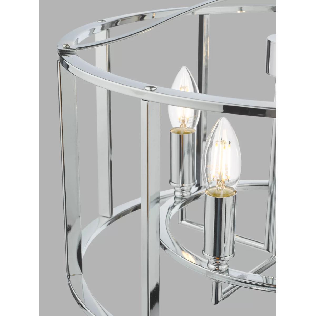 Där Myka Ceiling Light, Small, Polished Chrome – image 3