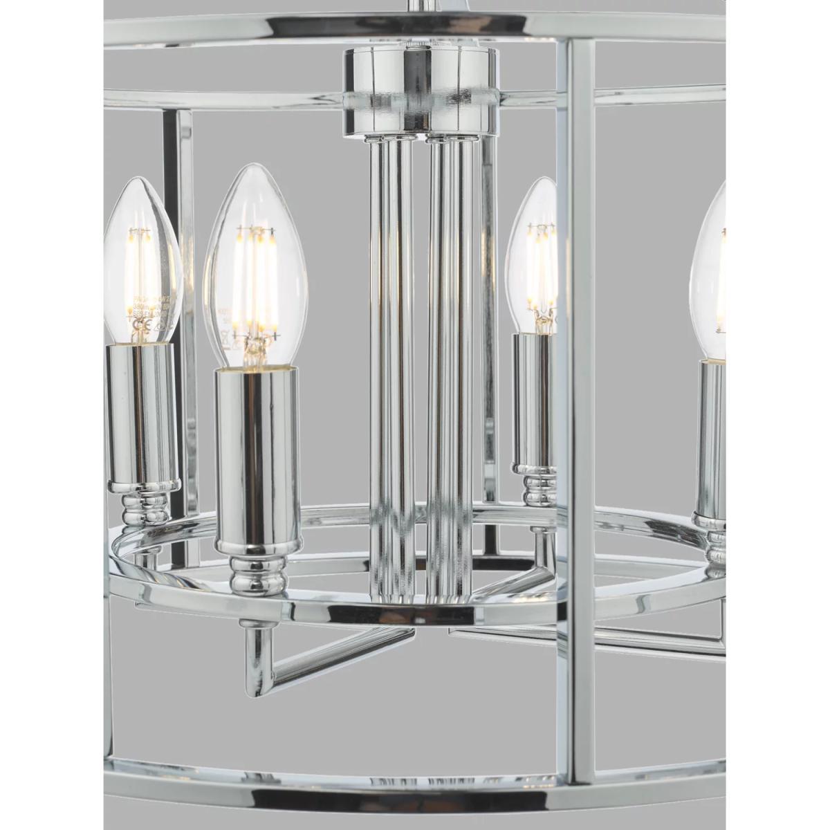 Där Myka Ceiling Light, Small, Polished Chrome – image 4